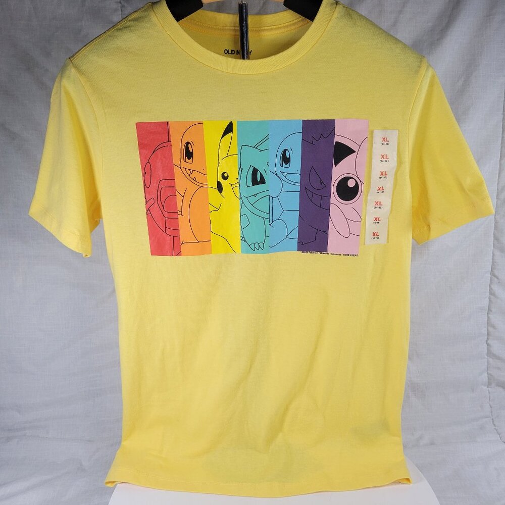Pokémon Gender Neutral Graphic T-Shirt for Kids Size XL NWT